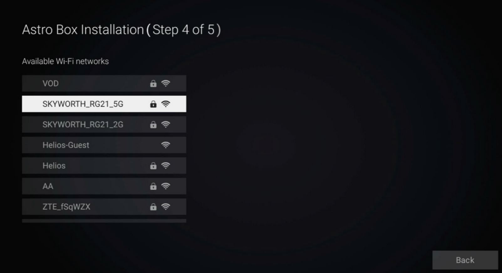Pasang Astro Satellite